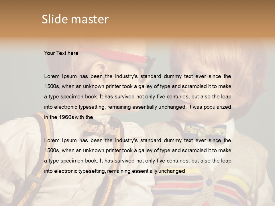 Caucasian Revival Photography PowerPoint Template