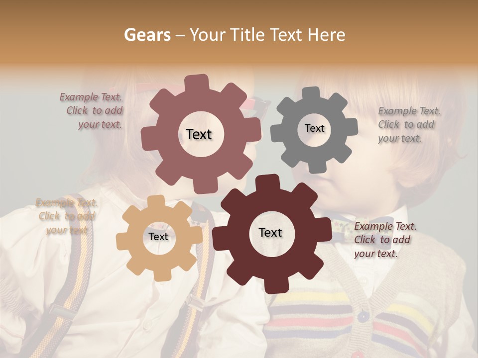 Caucasian Revival Photography PowerPoint Template