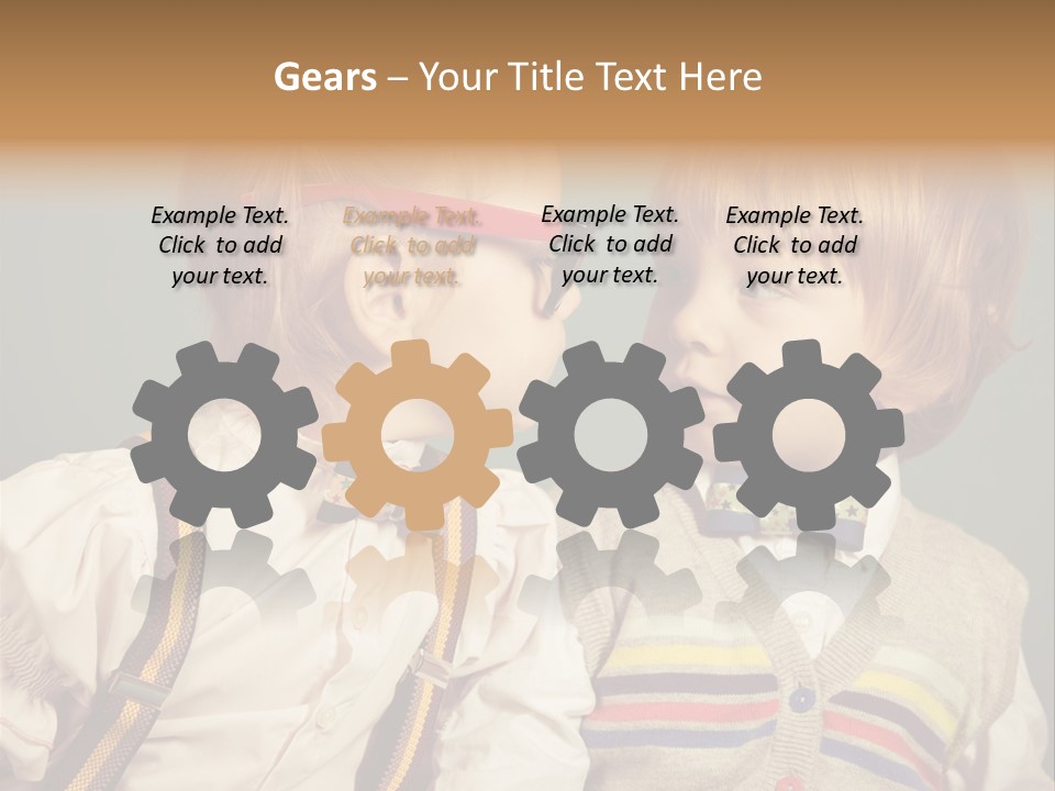 Caucasian Revival Photography PowerPoint Template