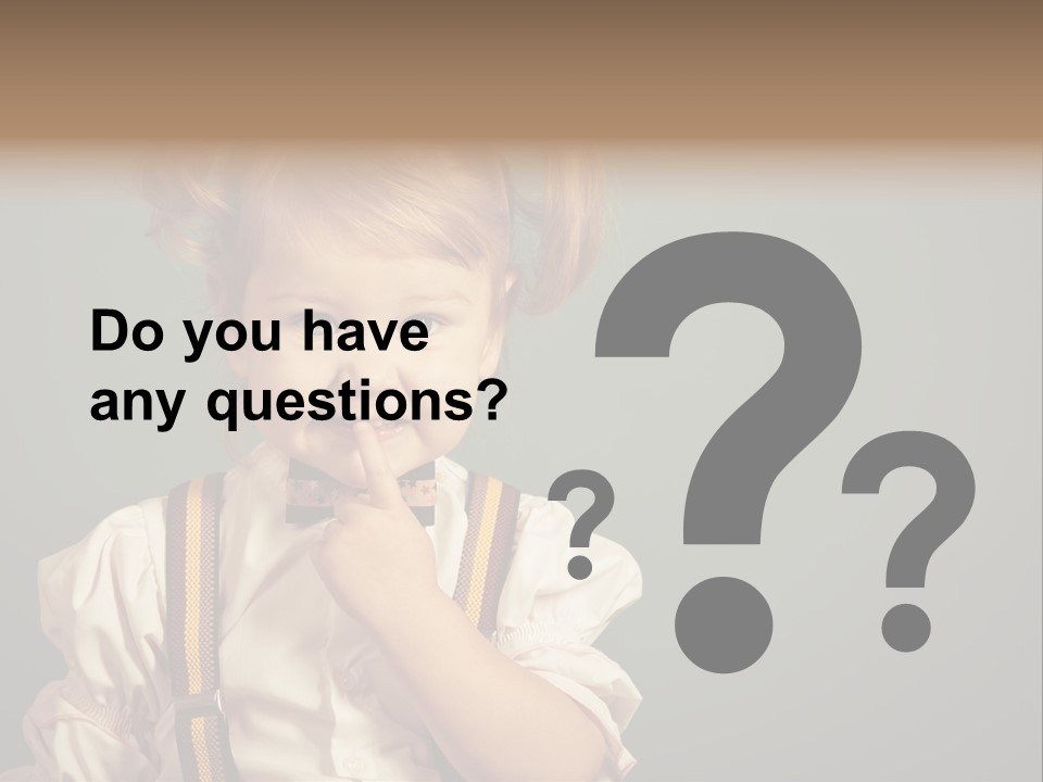 Beautiful Smiling Girl On A Green Background. PowerPoint Template