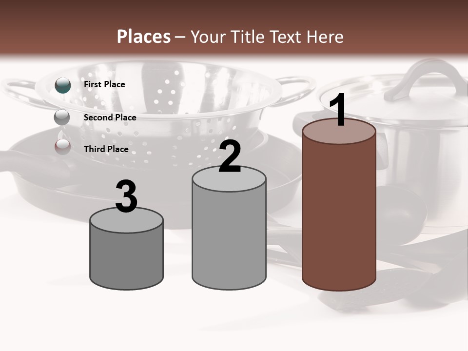 Lid Black Cooking PowerPoint Template