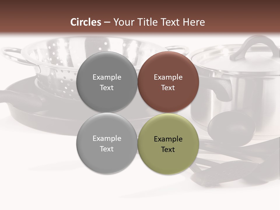 Lid Black Cooking PowerPoint Template