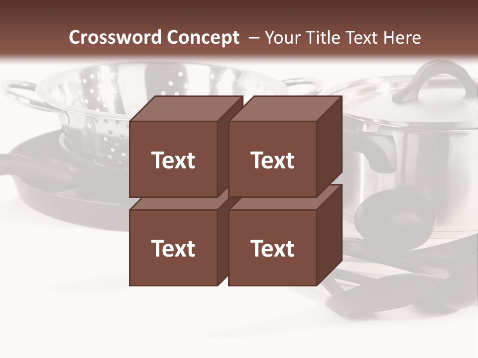 Lid Black Cooking PowerPoint Template