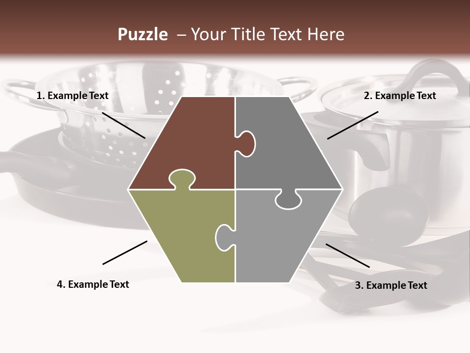 Lid Black Cooking PowerPoint Template