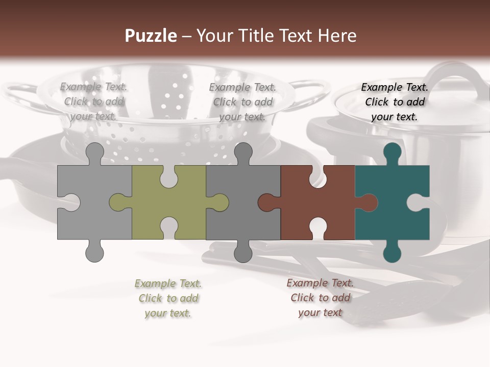 Lid Black Cooking PowerPoint Template