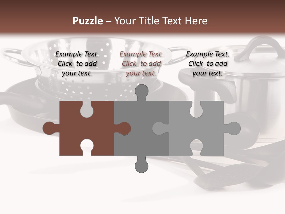 Lid Black Cooking PowerPoint Template