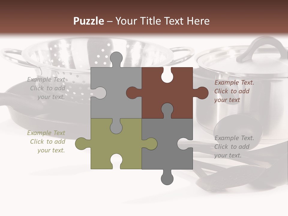 Lid Black Cooking PowerPoint Template