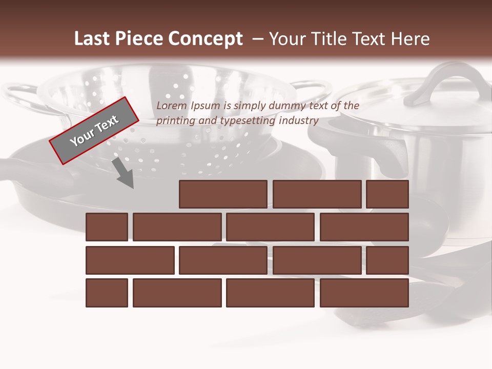 Lid Black Cooking PowerPoint Template