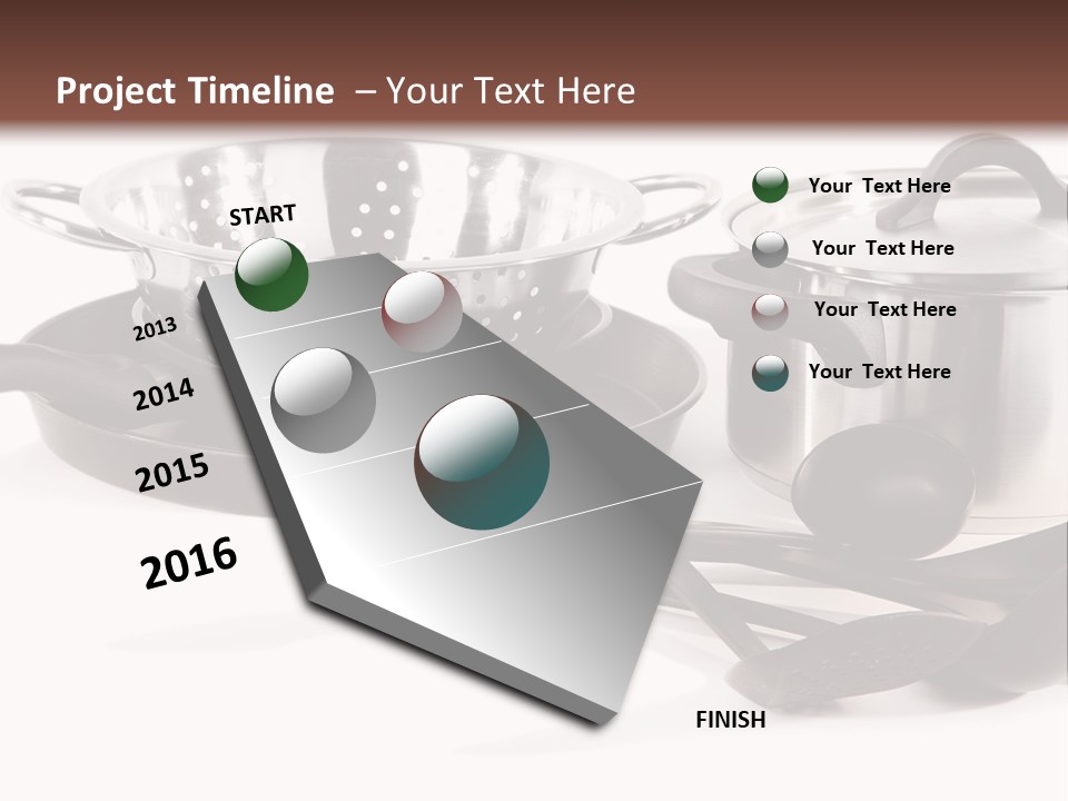 Lid Black Cooking PowerPoint Template