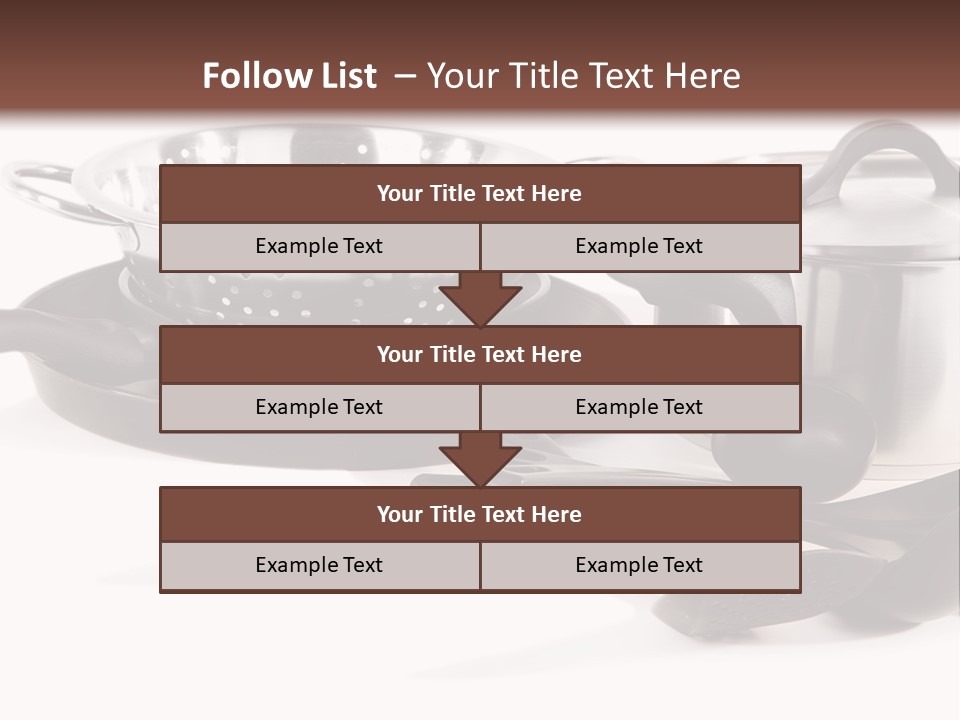 Lid Black Cooking PowerPoint Template