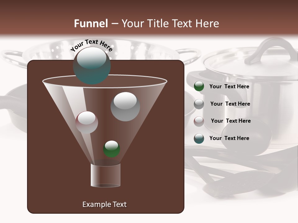 Lid Black Cooking PowerPoint Template