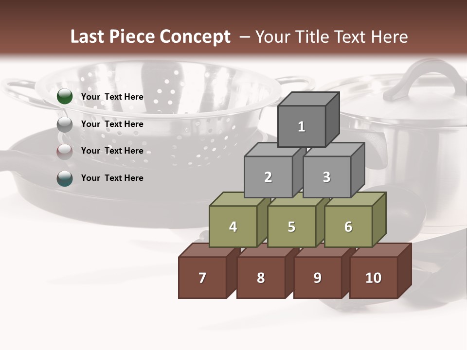 Lid Black Cooking PowerPoint Template