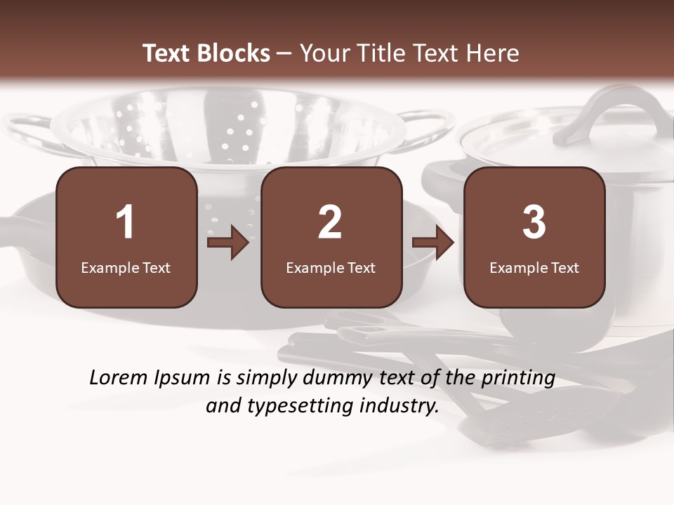 Lid Black Cooking PowerPoint Template