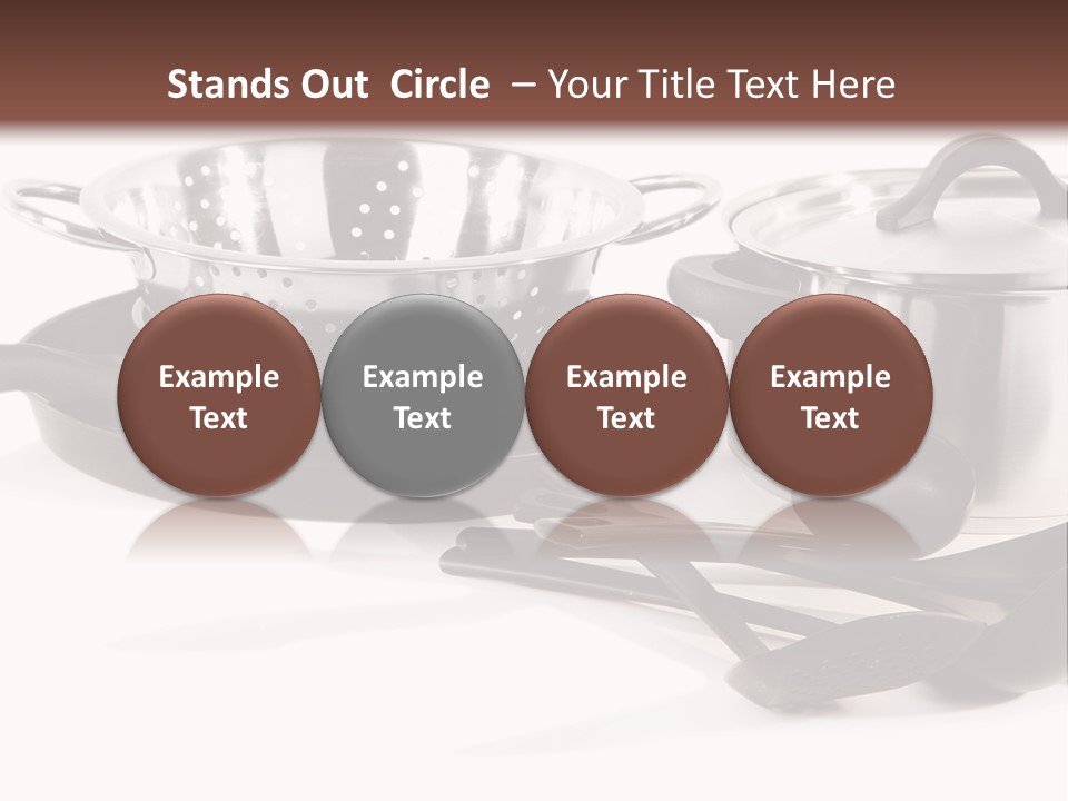 Lid Black Cooking PowerPoint Template