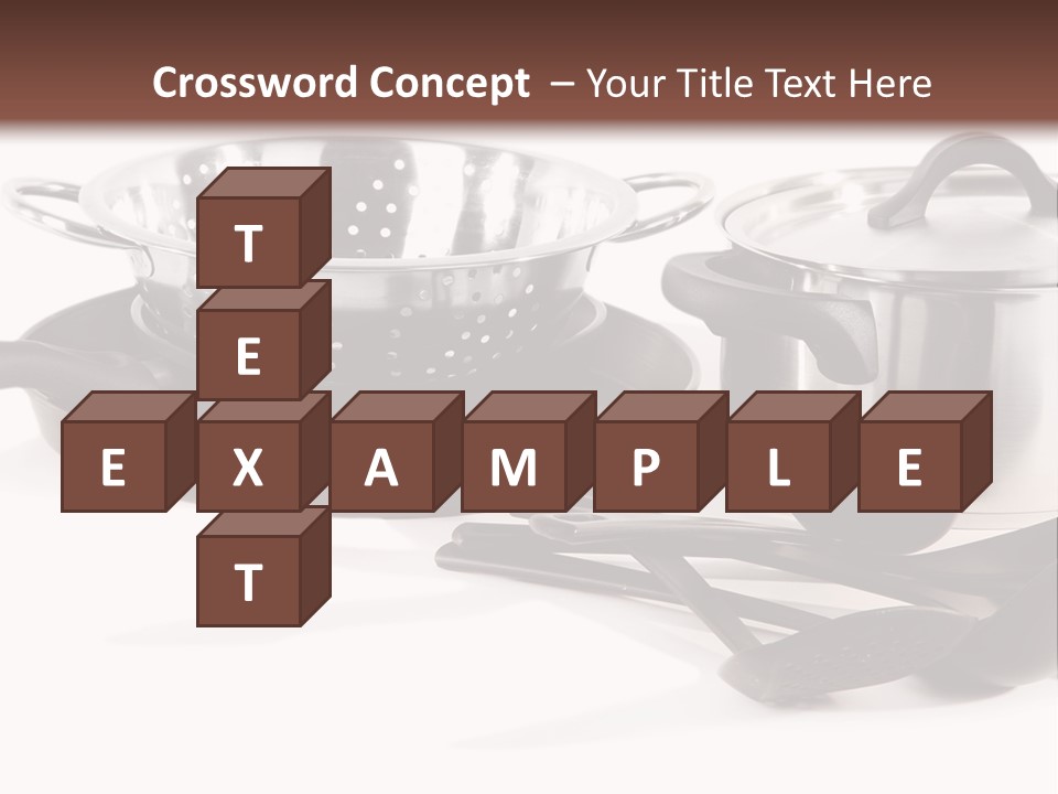 Lid Black Cooking PowerPoint Template