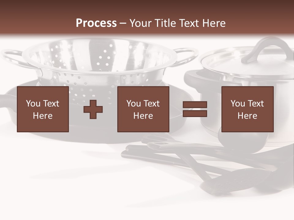 Lid Black Cooking PowerPoint Template