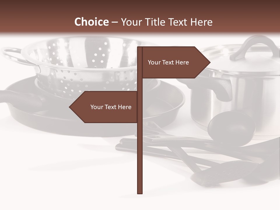 Lid Black Cooking PowerPoint Template