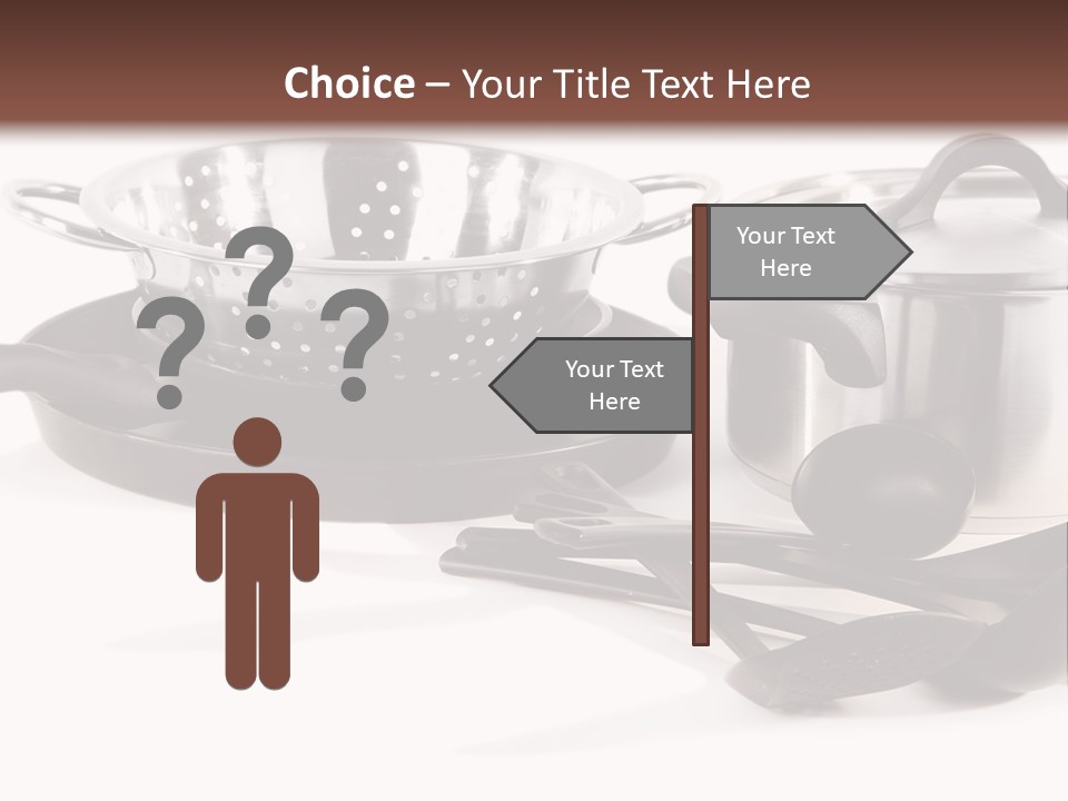 Lid Black Cooking PowerPoint Template