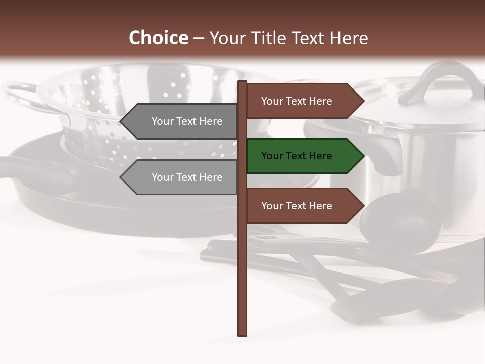 Lid Black Cooking PowerPoint Template