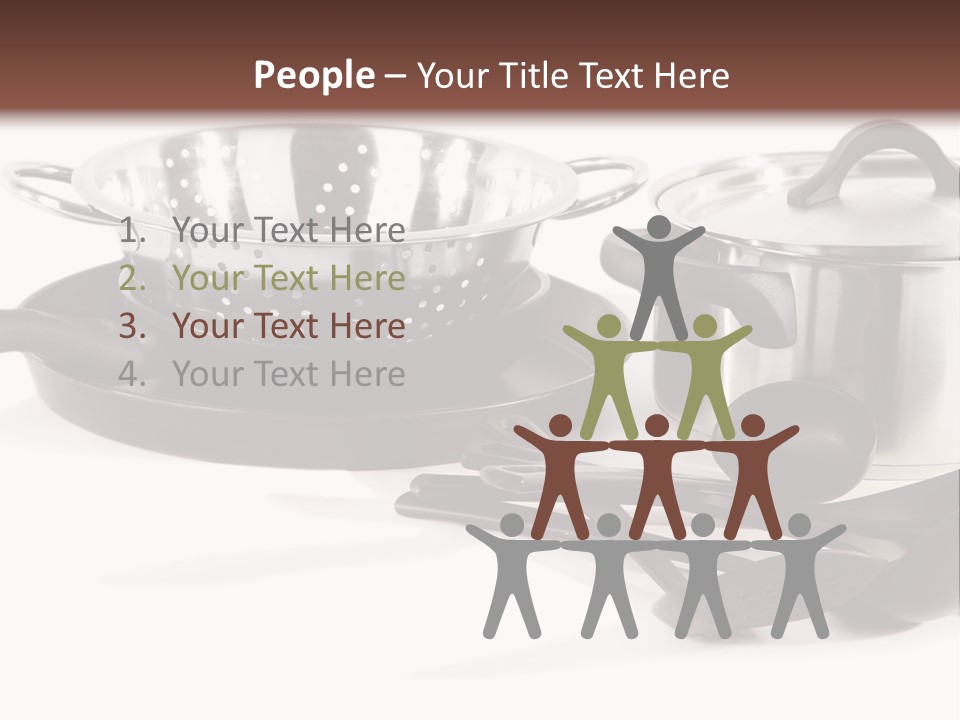 Lid Black Cooking PowerPoint Template