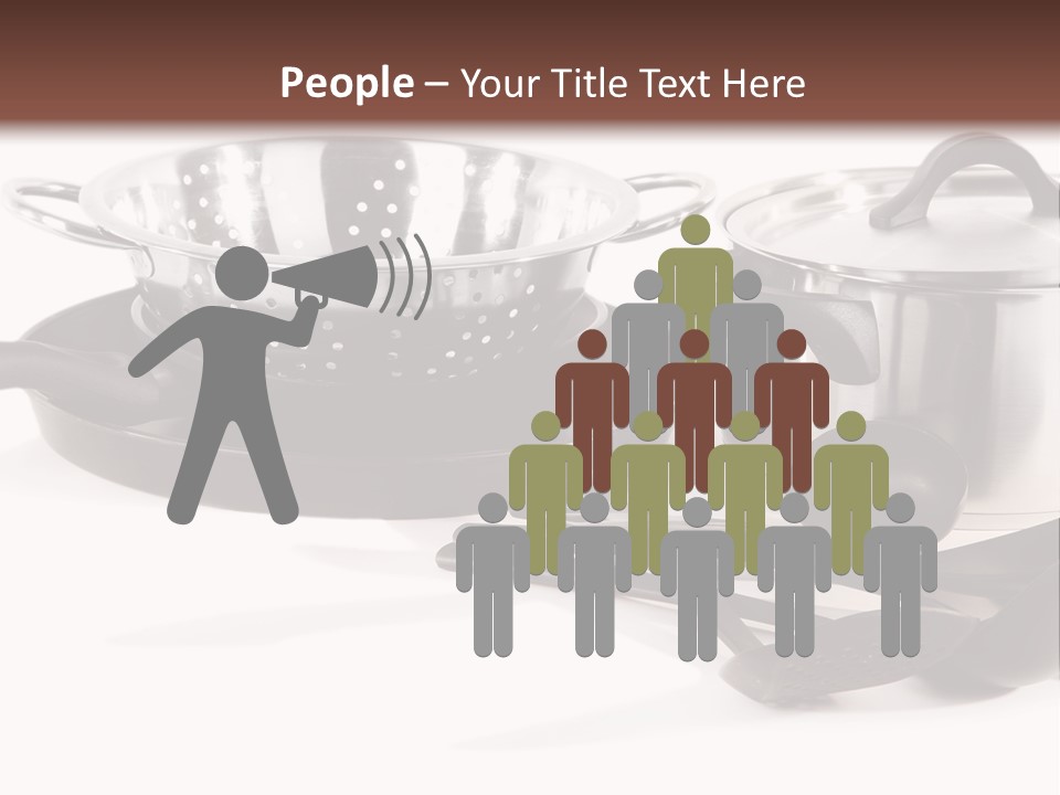 Lid Black Cooking PowerPoint Template