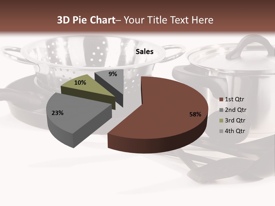 Lid Black Cooking PowerPoint Template