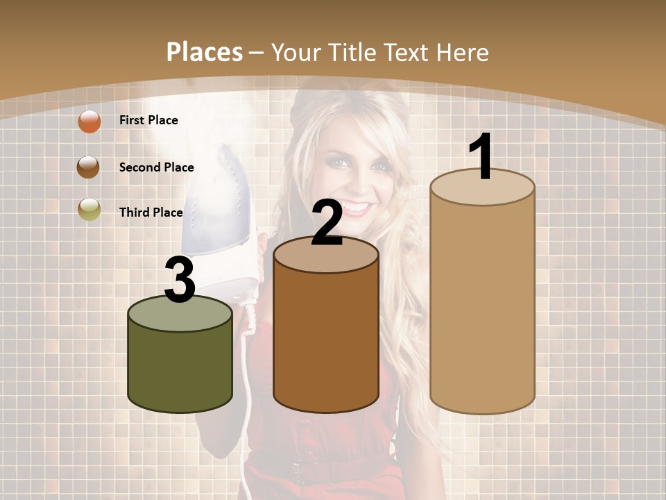 Equipment Woman Finished PowerPoint Template