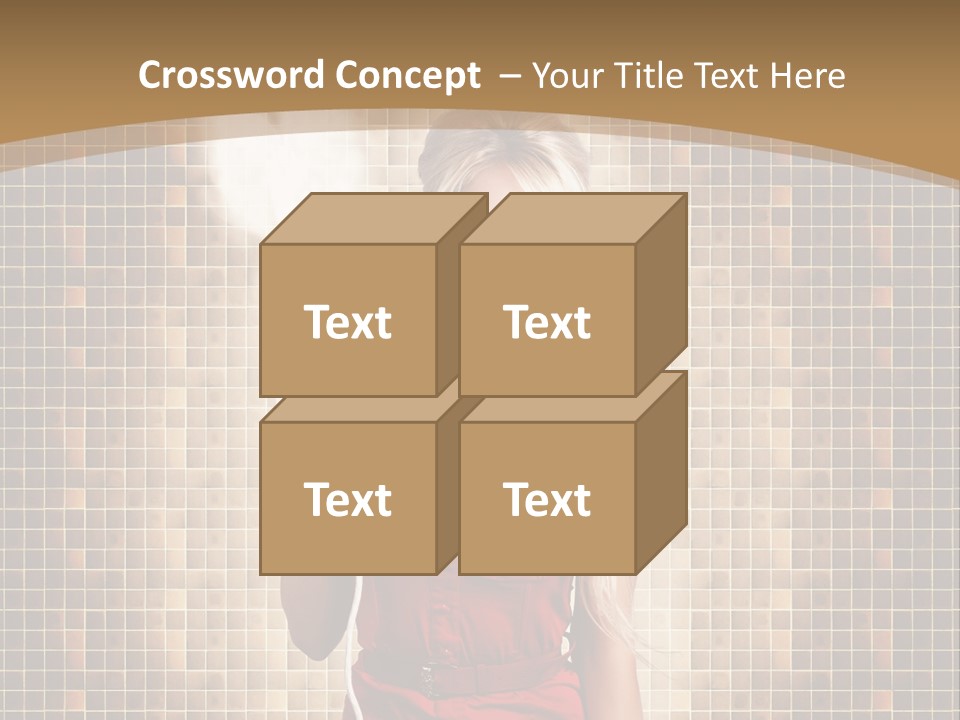 Equipment Woman Finished PowerPoint Template