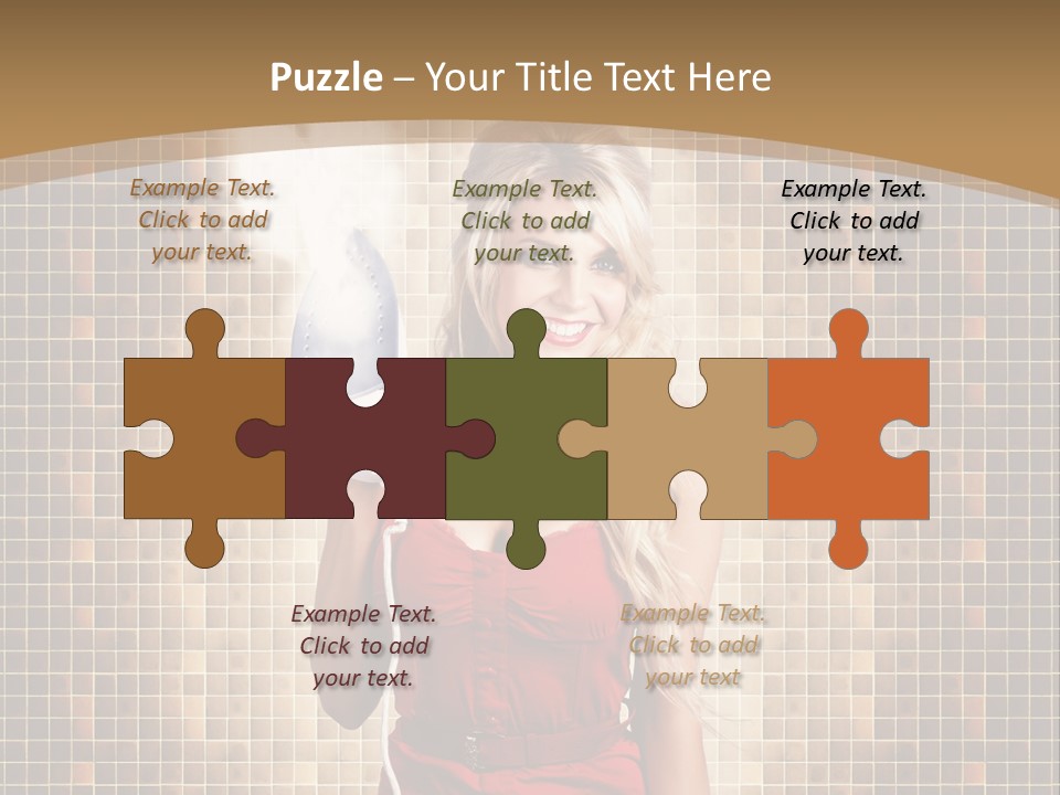 Equipment Woman Finished PowerPoint Template