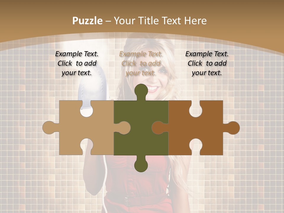 Equipment Woman Finished PowerPoint Template