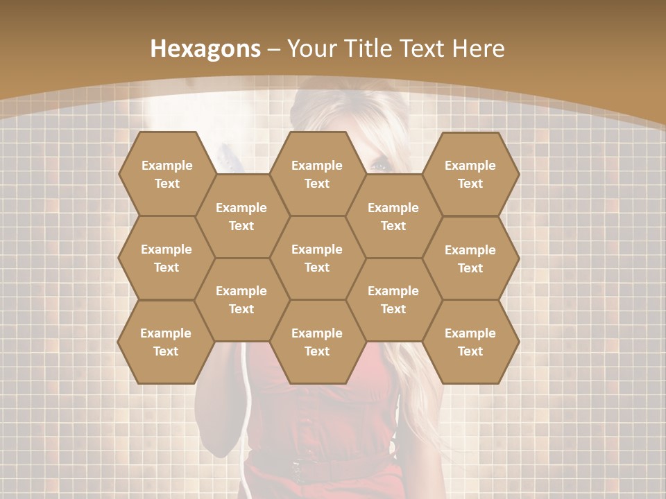 Equipment Woman Finished PowerPoint Template