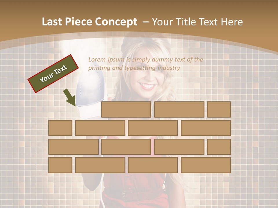 Equipment Woman Finished PowerPoint Template
