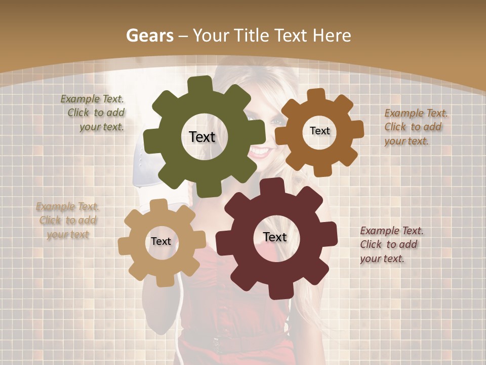 Equipment Woman Finished PowerPoint Template