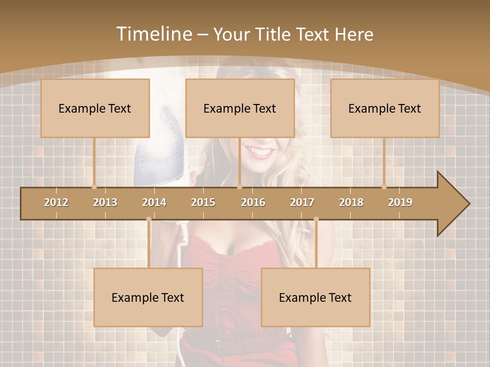 Equipment Woman Finished PowerPoint Template