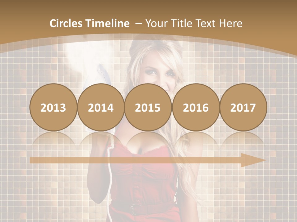 Equipment Woman Finished PowerPoint Template