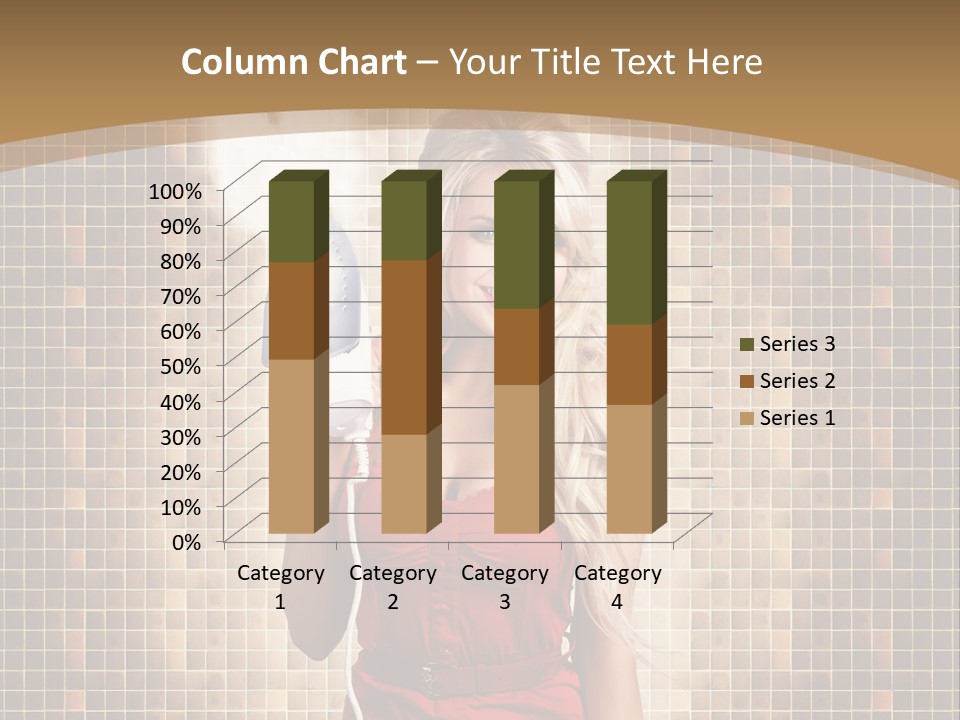 Equipment Woman Finished PowerPoint Template