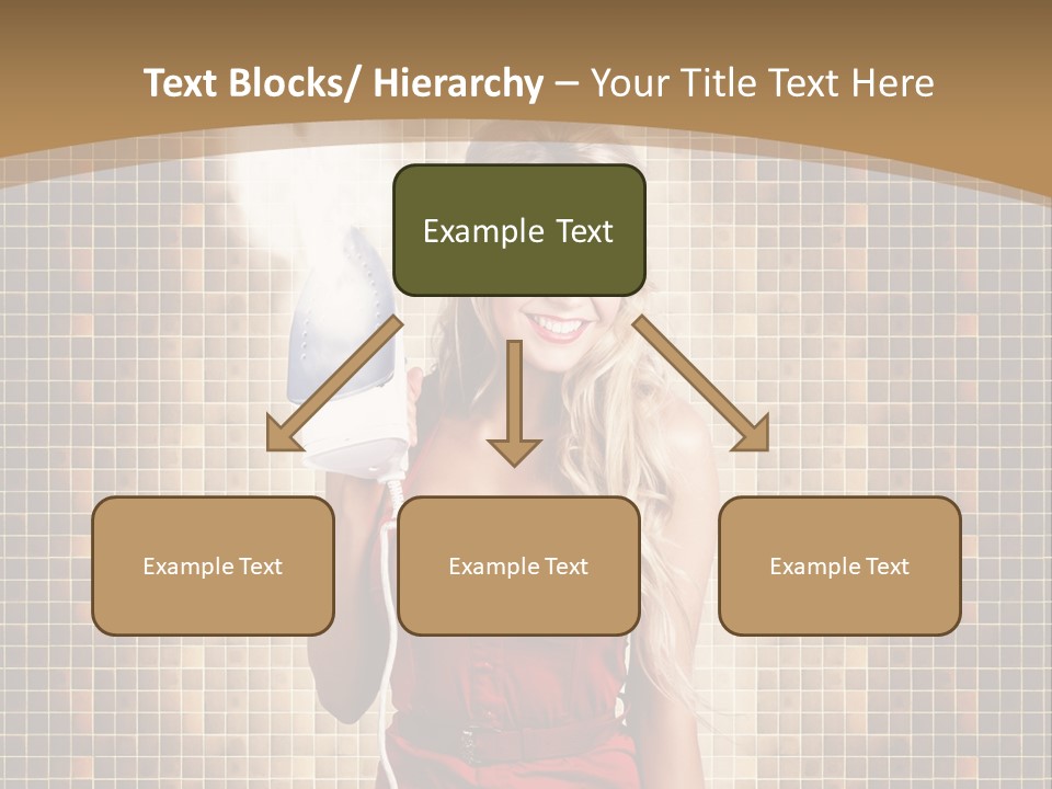 Equipment Woman Finished PowerPoint Template