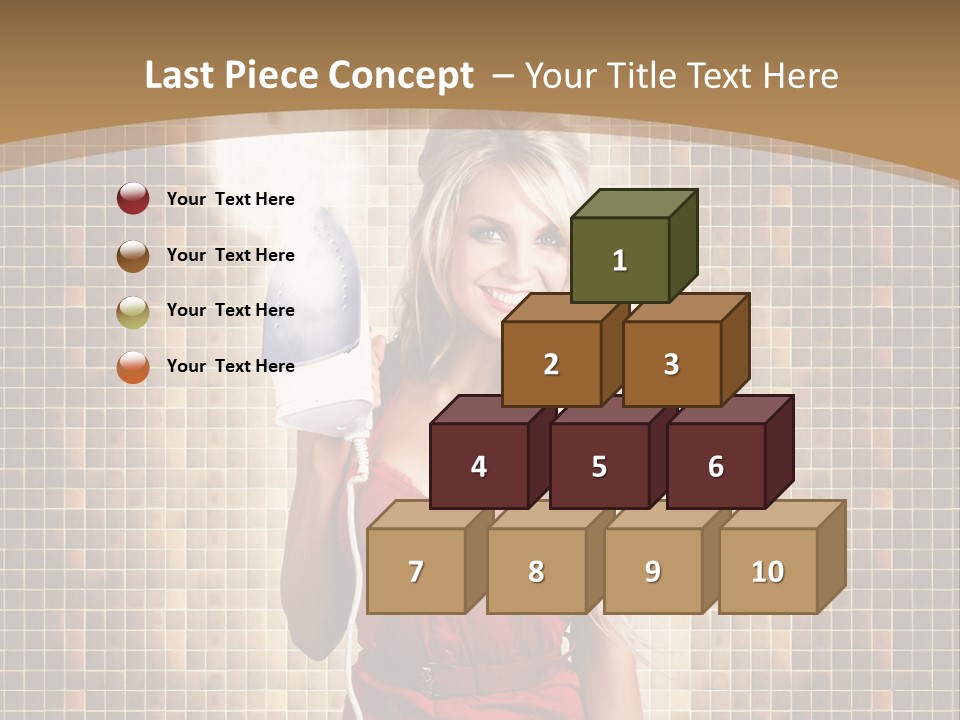 Equipment Woman Finished PowerPoint Template