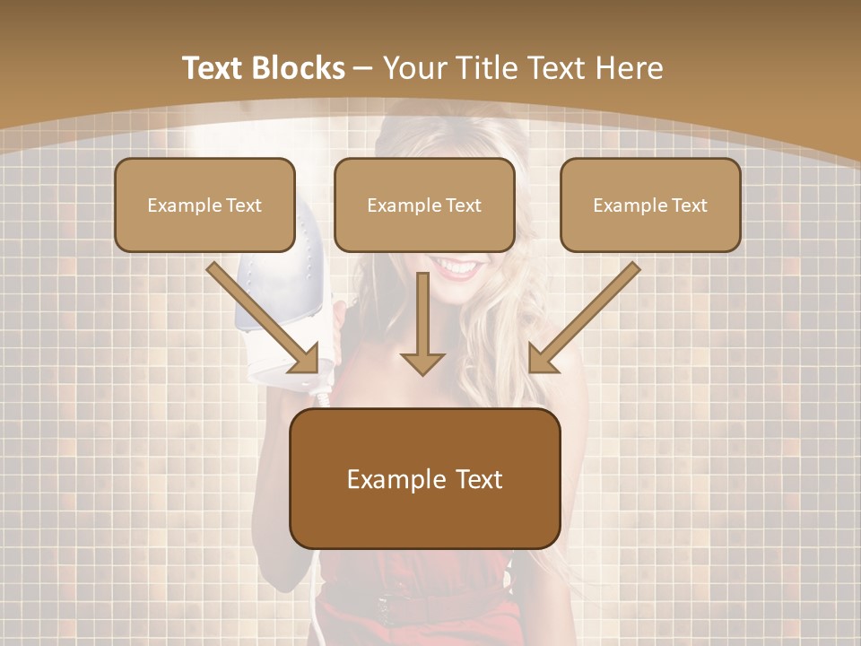 Equipment Woman Finished PowerPoint Template