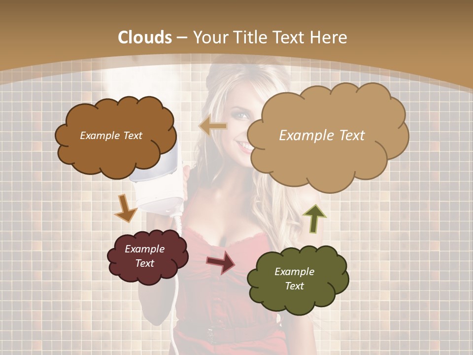 Equipment Woman Finished PowerPoint Template