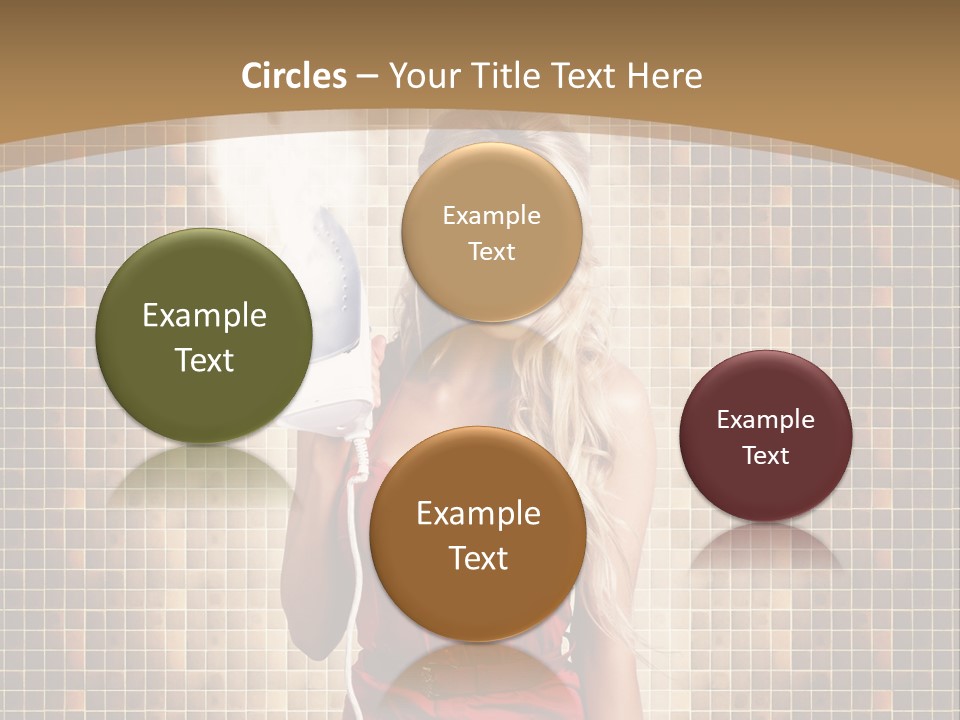Equipment Woman Finished PowerPoint Template