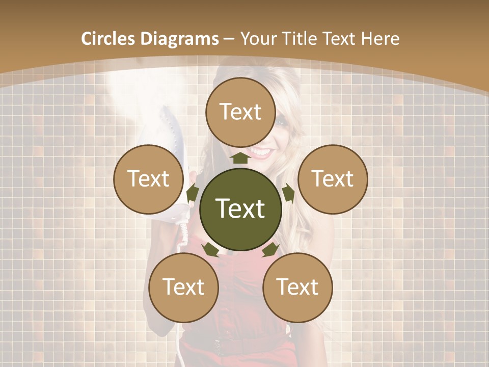 Equipment Woman Finished PowerPoint Template