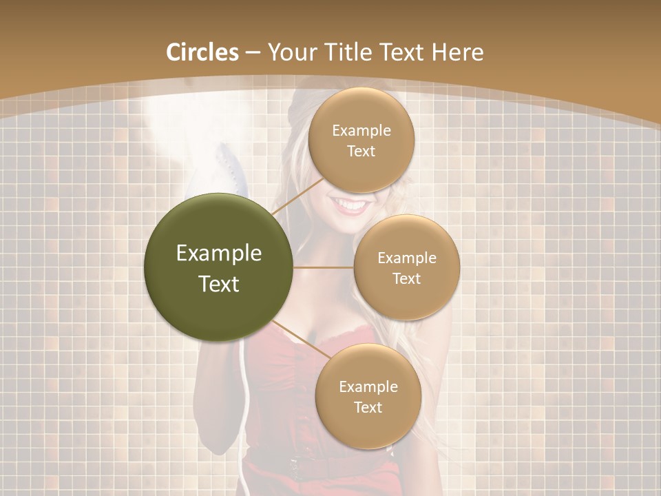 Equipment Woman Finished PowerPoint Template