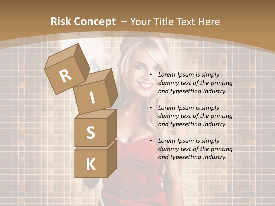 Equipment Woman Finished PowerPoint Template