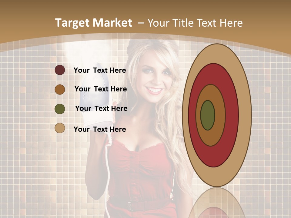 Equipment Woman Finished PowerPoint Template