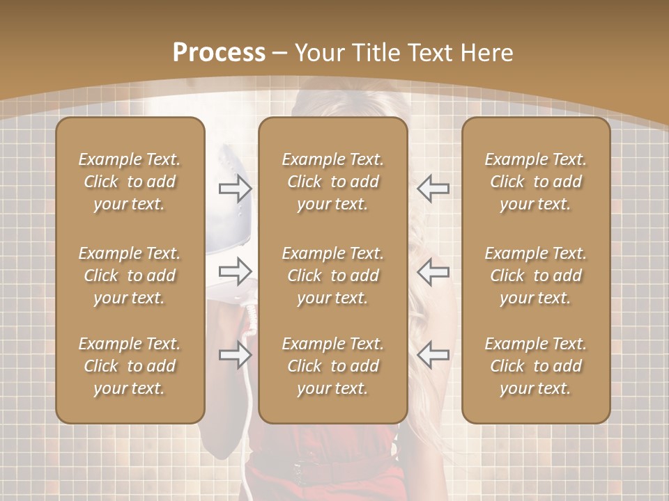 Equipment Woman Finished PowerPoint Template