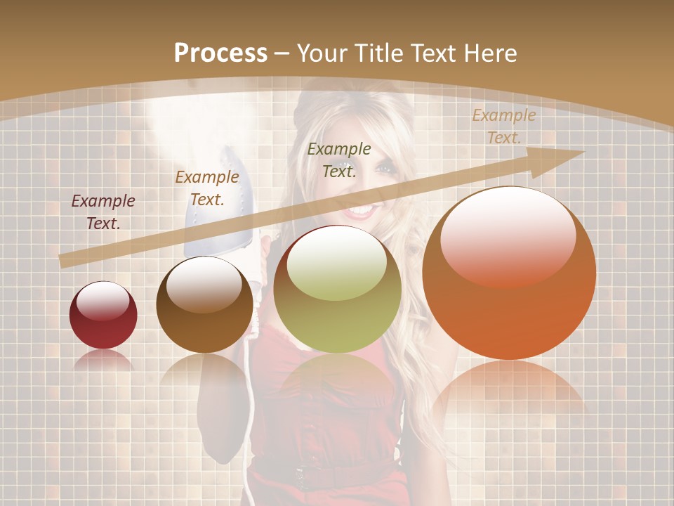 Equipment Woman Finished PowerPoint Template