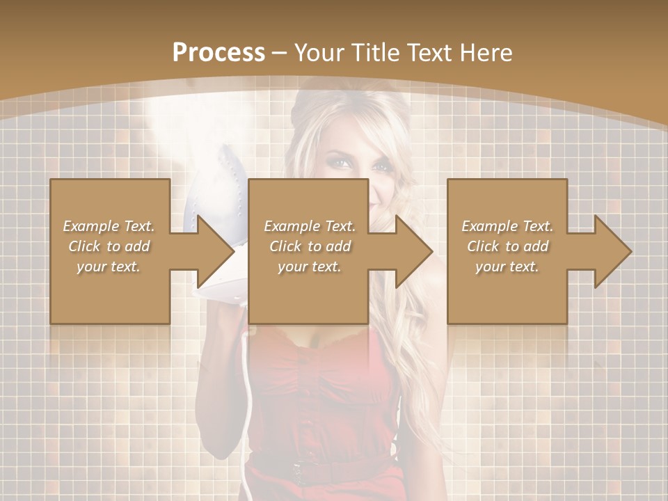 Equipment Woman Finished PowerPoint Template