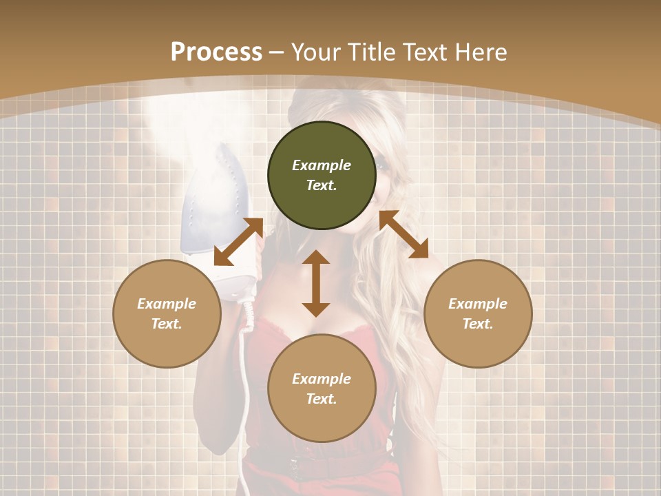 Equipment Woman Finished PowerPoint Template