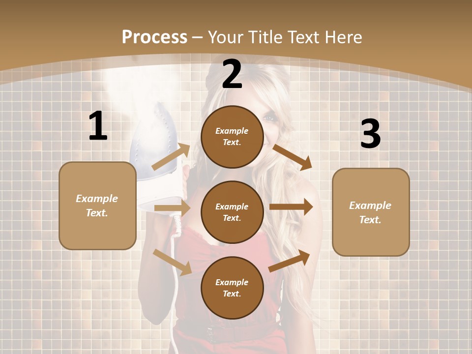 Equipment Woman Finished PowerPoint Template